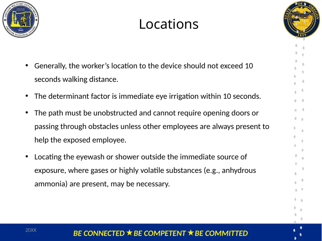 OMD Safety Policy Training Eyewash Station and - slide 5 of 18