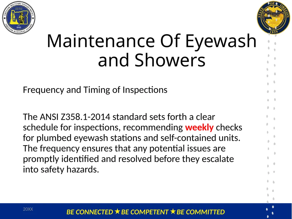 OMD Safety Policy Training Eyewash Station and - slide 16 of 18