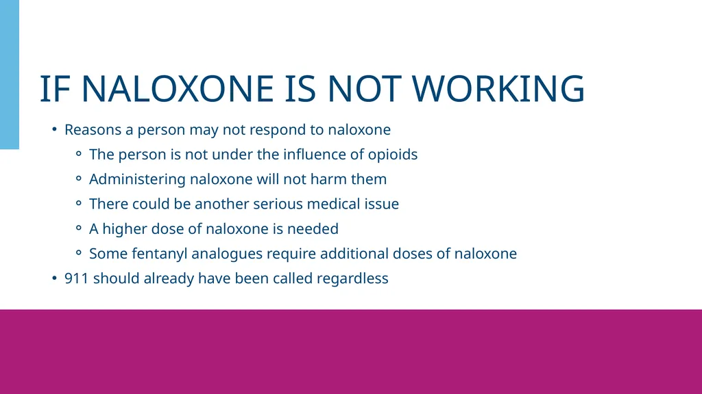 Naloxone Get Ready. Get Trained. Save Lives. - slide 23 of 30