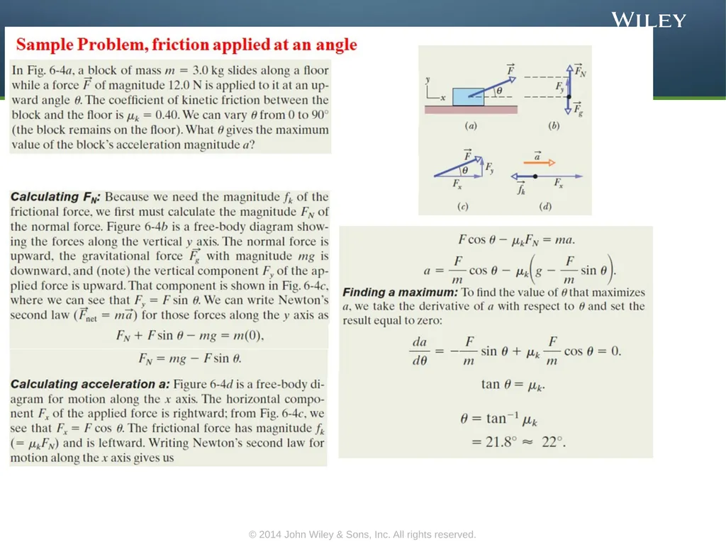 Force and Motion–II Chapter 6 Copyright © 2014 - slide 14 of 36