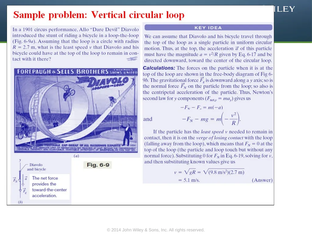 Force and Motion–II Chapter 6 Copyright © 2014 - slide 31 of 36