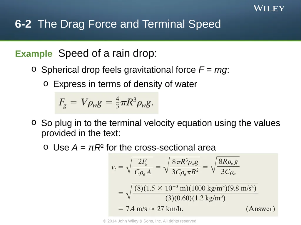 Force and Motion–II Chapter 6 Copyright © 2014 - slide 19 of 36