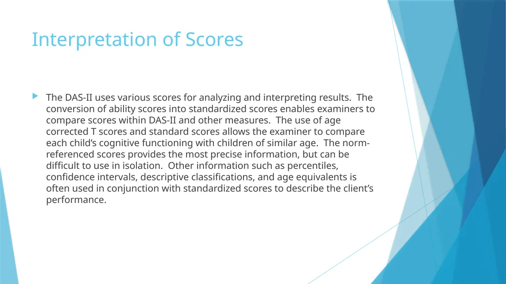 Differential Ability Scales (DAS-II) Lori Holloway - slide 8 of 14
