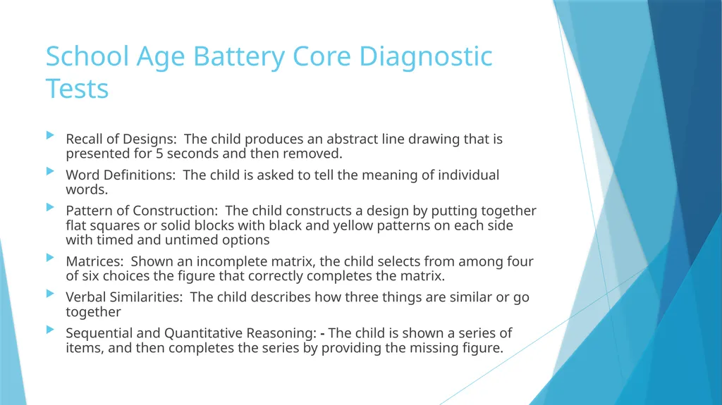 Differential Ability Scales (DAS-II) Lori Holloway - slide 4 of 14