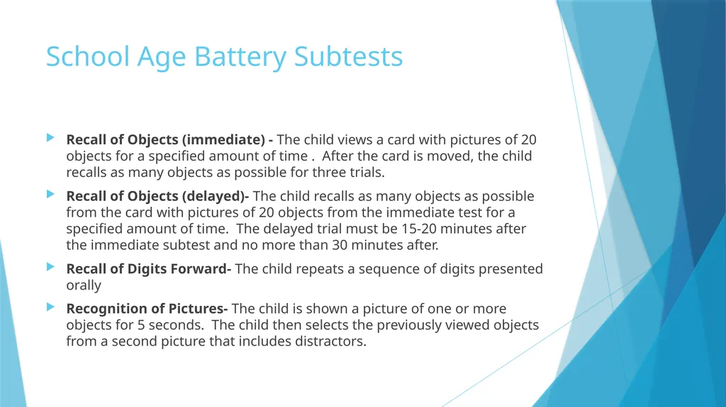 Differential Ability Scales (DAS-II) Lori Holloway - slide 6 of 14