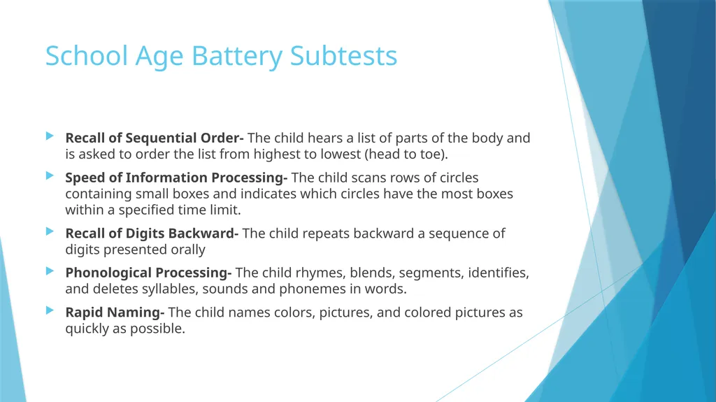 Differential Ability Scales (DAS-II) Lori Holloway - slide 7 of 14