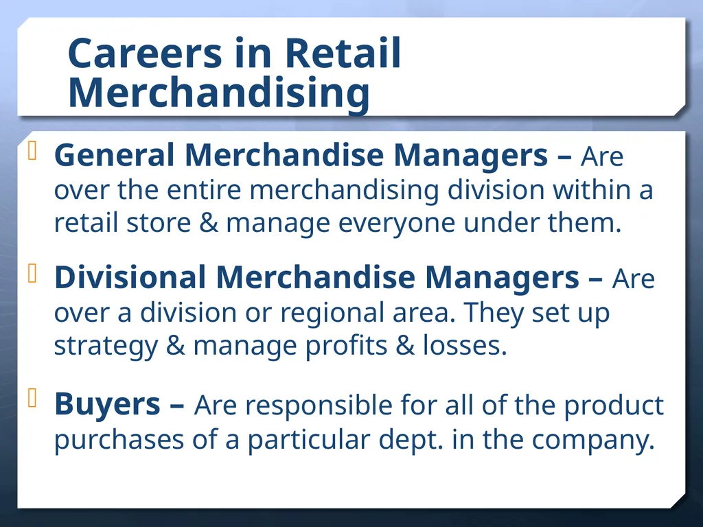 Careers In the Apparel & Fashion Industry - slide 15 of 21