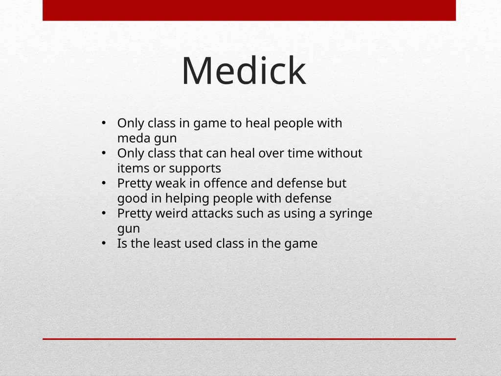 Team Fortress 2 BY: Kobe Woo WHAT TEAM FORTESS 2 - slide 10 of 11