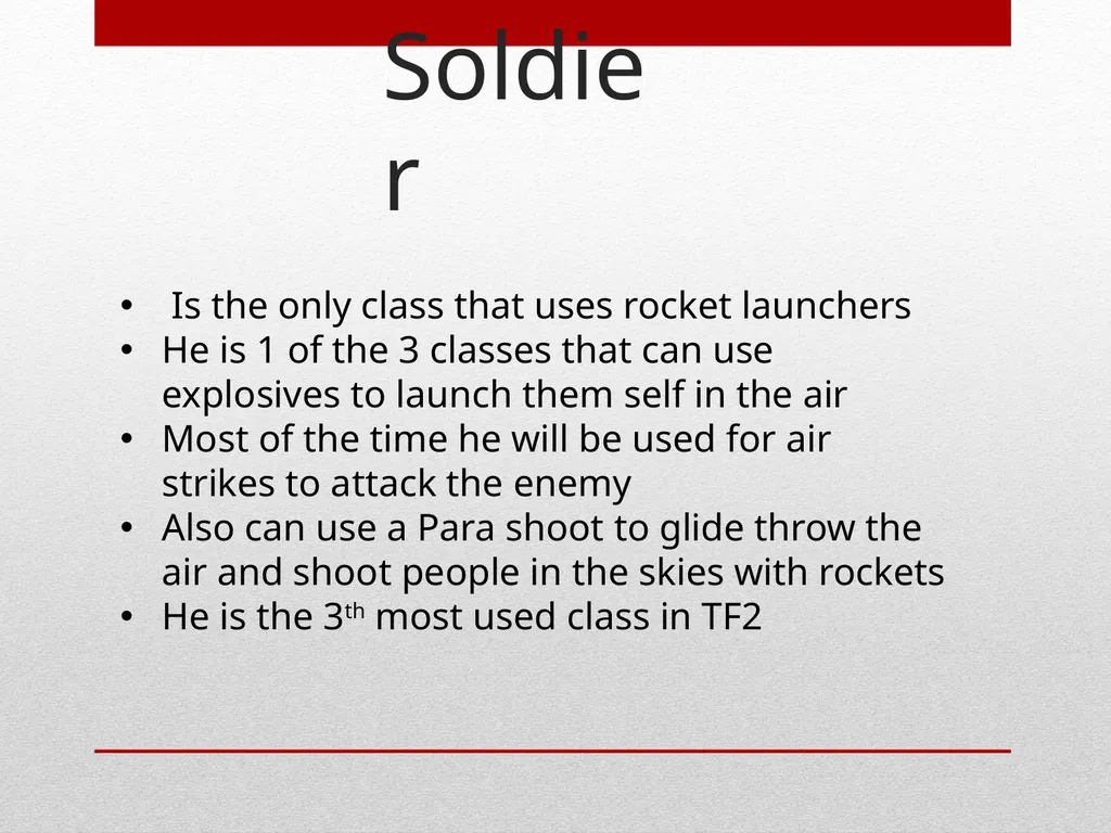 Team Fortress 2 BY: Kobe Woo WHAT TEAM FORTESS 2 - slide 4 of 11