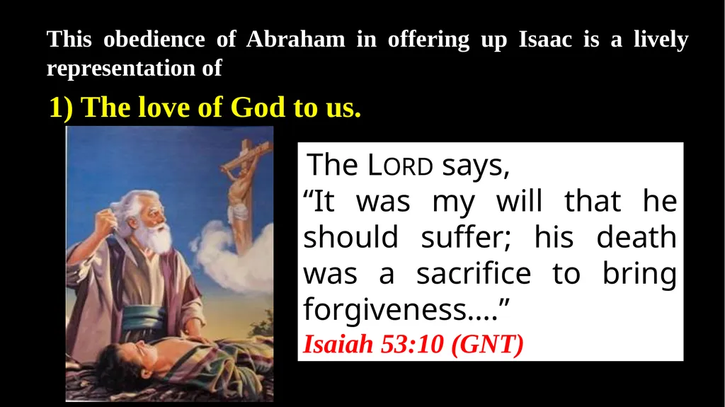 15 God also said to Abraham, “As for Sarai your - slide 11 of 14