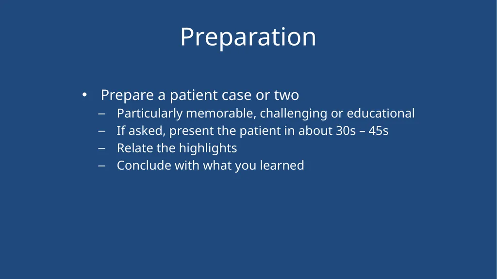 Mock Interview Dr. David Guttman Dr. Alison Kirk - slide 12 of 26