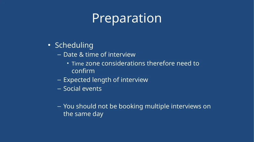 Mock Interview Dr. David Guttman Dr. Alison Kirk - slide 7 of 26