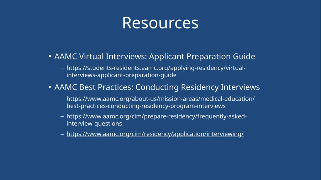 Mock Interview Dr. David Guttman Dr. Alison Kirk - slide 24 of 26