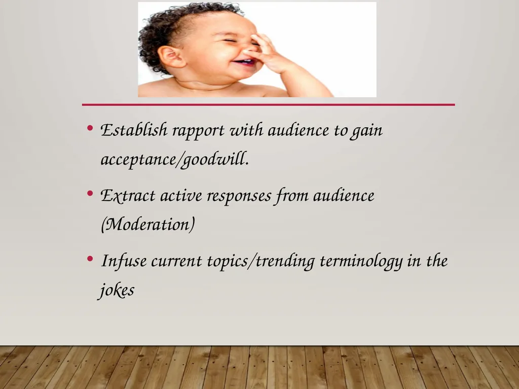 The laugh factory: creating comic content for the - slide 14 of 25