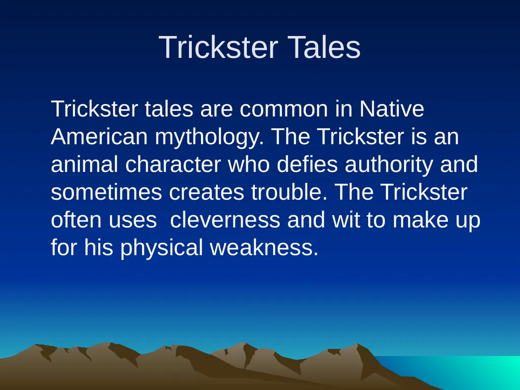 Native American Literature Oral Tradition Creation - slide 5 of 18