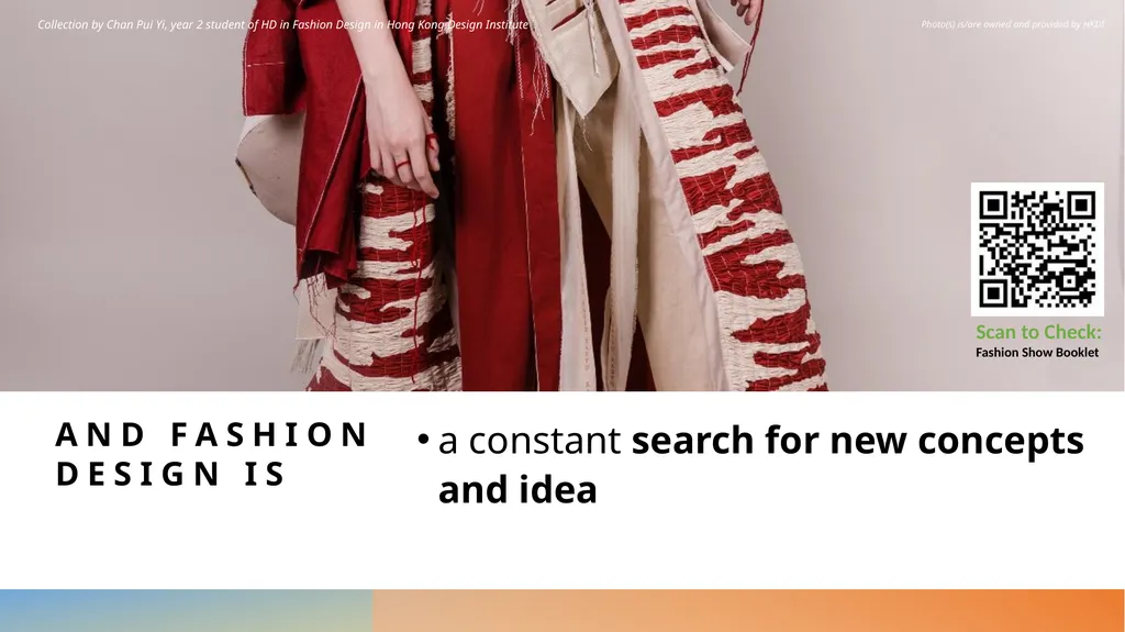 Introduction to Fashion Design CHAPTER 1 WHAT IS - slide 4 of 8
