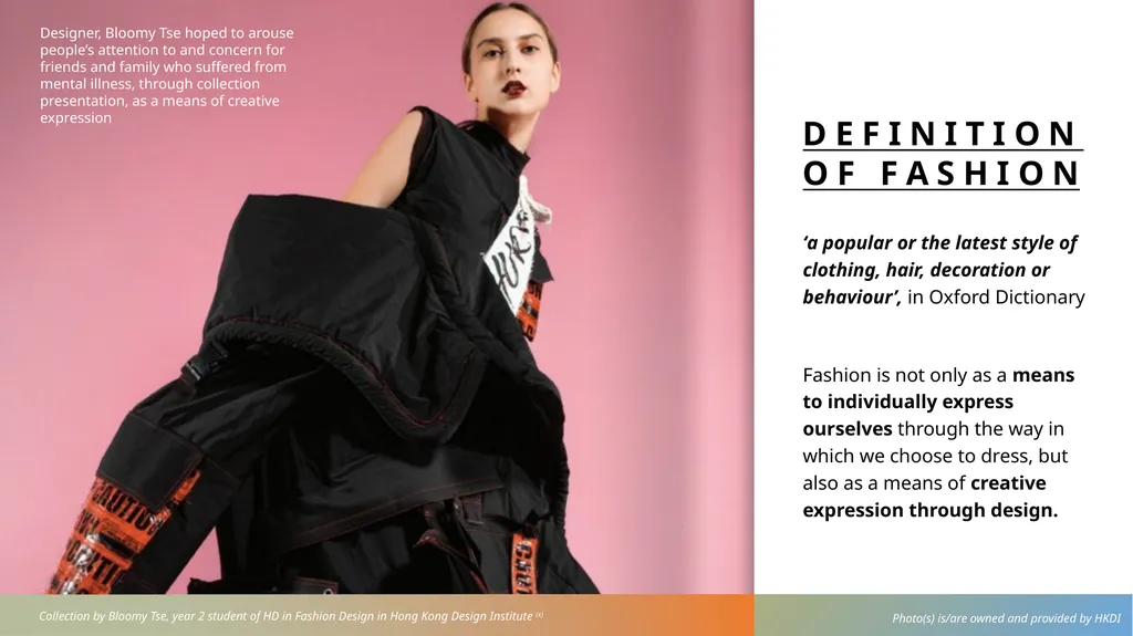 Introduction to Fashion Design CHAPTER 1 WHAT IS - slide 3 of 8