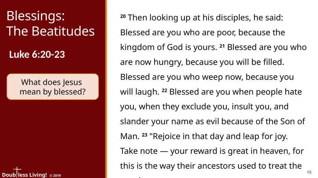 Doub less Living! 2 A state of utmost bliss - slide 15 of 24