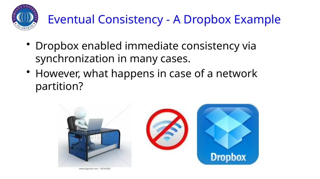 CAP Theorem CAP Theorem Assumed by Prof. Eric - slide 29 of 64