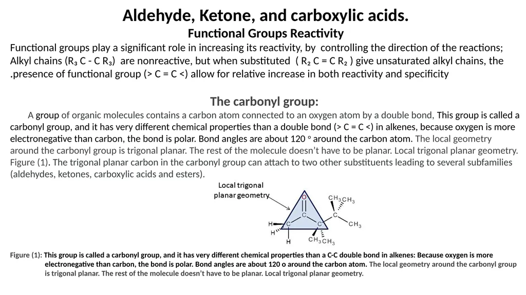 Lecture No.2 Lecture No.2 Aldehyde, Ketone, and - slide 6 of 18