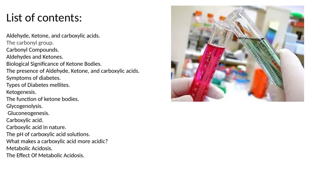 Lecture No.2 Lecture No.2 Aldehyde, Ketone, and - slide 4 of 18