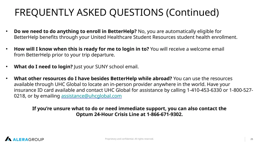 Student Health Insurance For Study Abroad Programs - slide 25 of 27