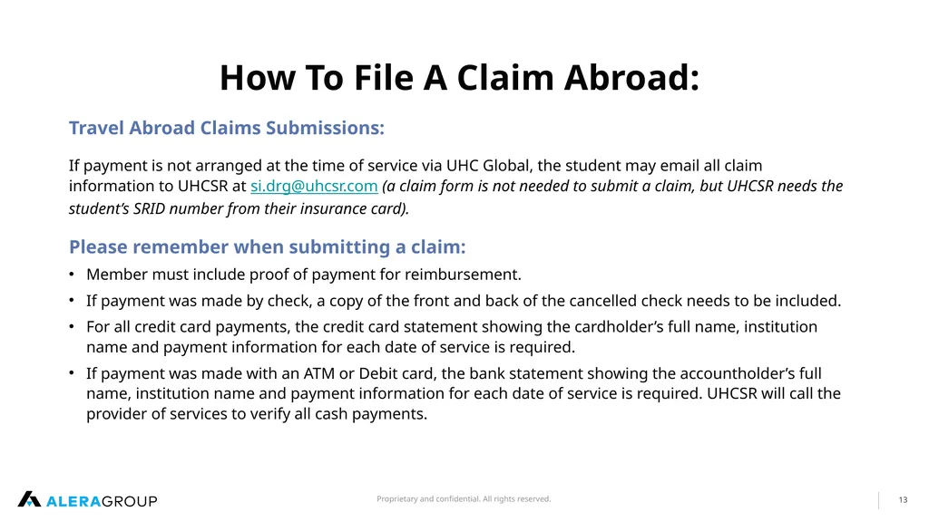 Student Health Insurance For Study Abroad Programs - slide 13 of 27