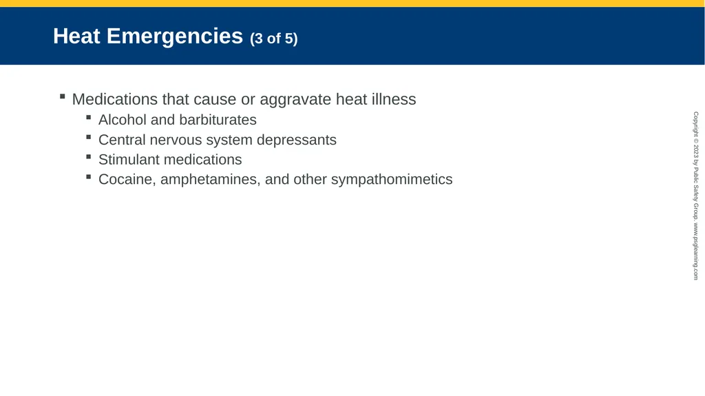 CHAPTER 19 Environmental Emergencies Introduction - slide 17 of 72