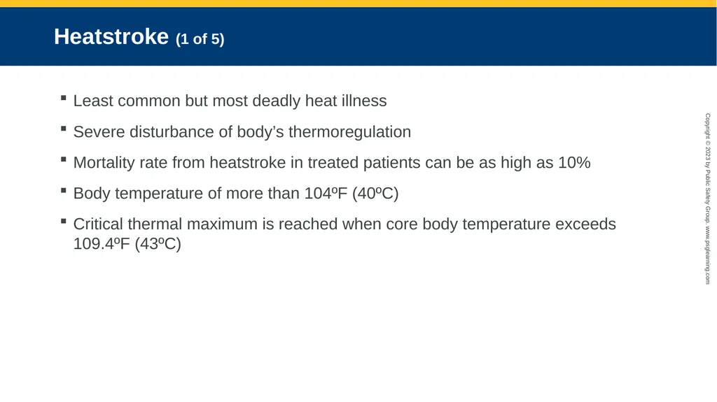 CHAPTER 19 Environmental Emergencies Introduction - slide 33 of 72