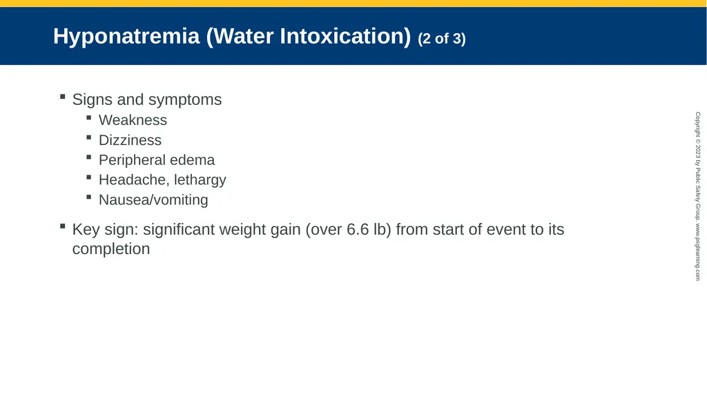 CHAPTER 19 Environmental Emergencies Introduction - slide 27 of 72