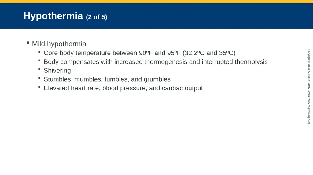 CHAPTER 19 Environmental Emergencies Introduction - slide 46 of 72