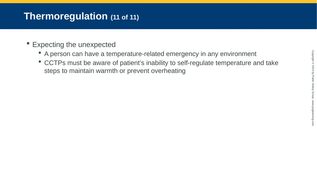CHAPTER 19 Environmental Emergencies Introduction - slide 14 of 72