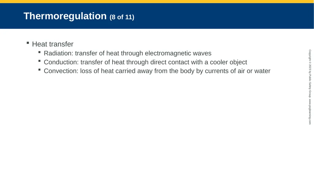 CHAPTER 19 Environmental Emergencies Introduction - slide 11 of 72