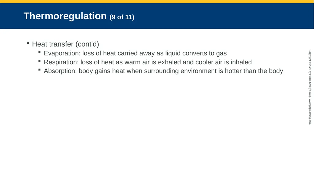 CHAPTER 19 Environmental Emergencies Introduction - slide 12 of 72