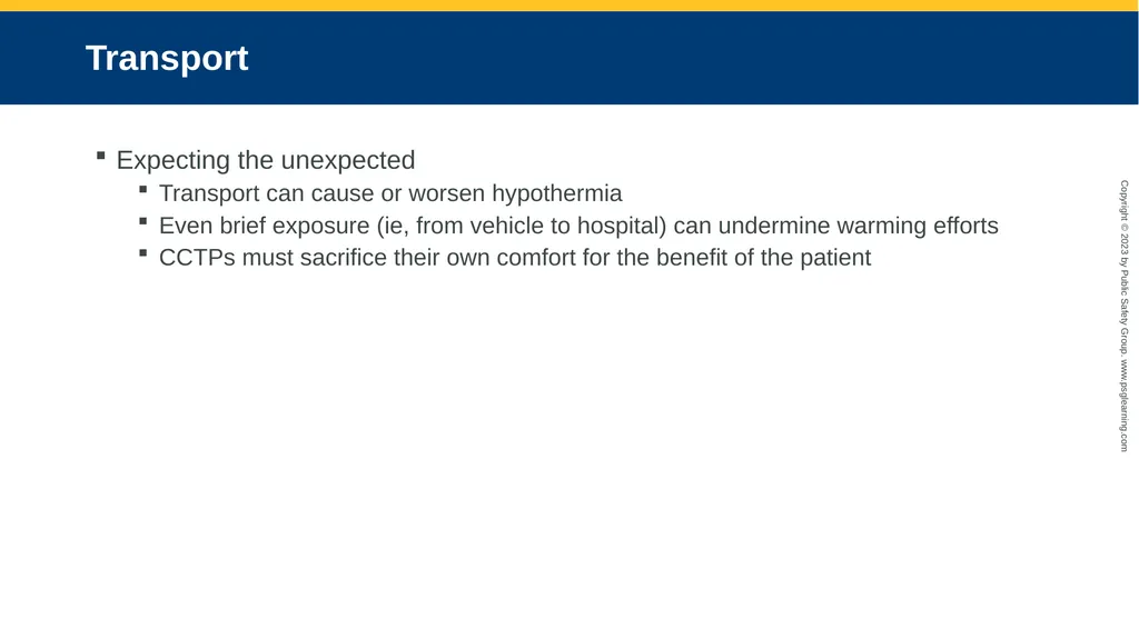CHAPTER 19 Environmental Emergencies Introduction - slide 52 of 72