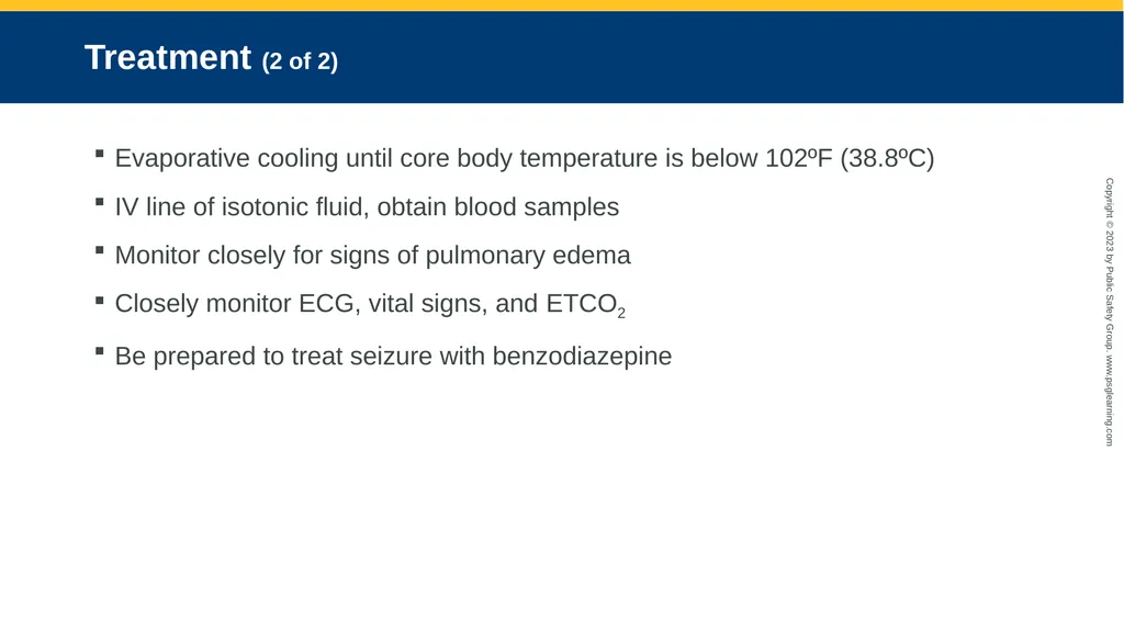 CHAPTER 19 Environmental Emergencies Introduction - slide 39 of 72