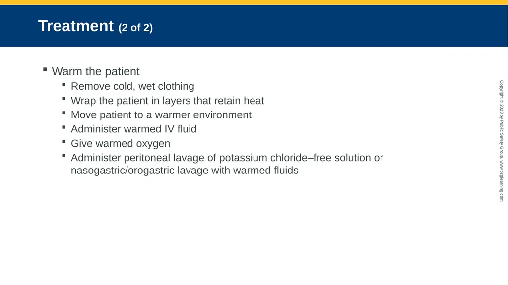 CHAPTER 19 Environmental Emergencies Introduction - slide 51 of 72