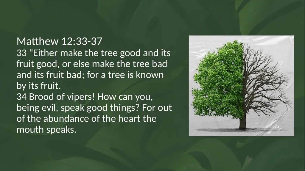 Proverbs 12:18 There is one who speaks like the - slide 13 of 14
