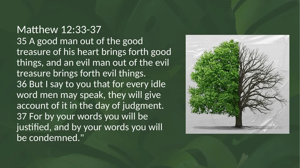 Proverbs 12:18 There is one who speaks like the - slide 14 of 14