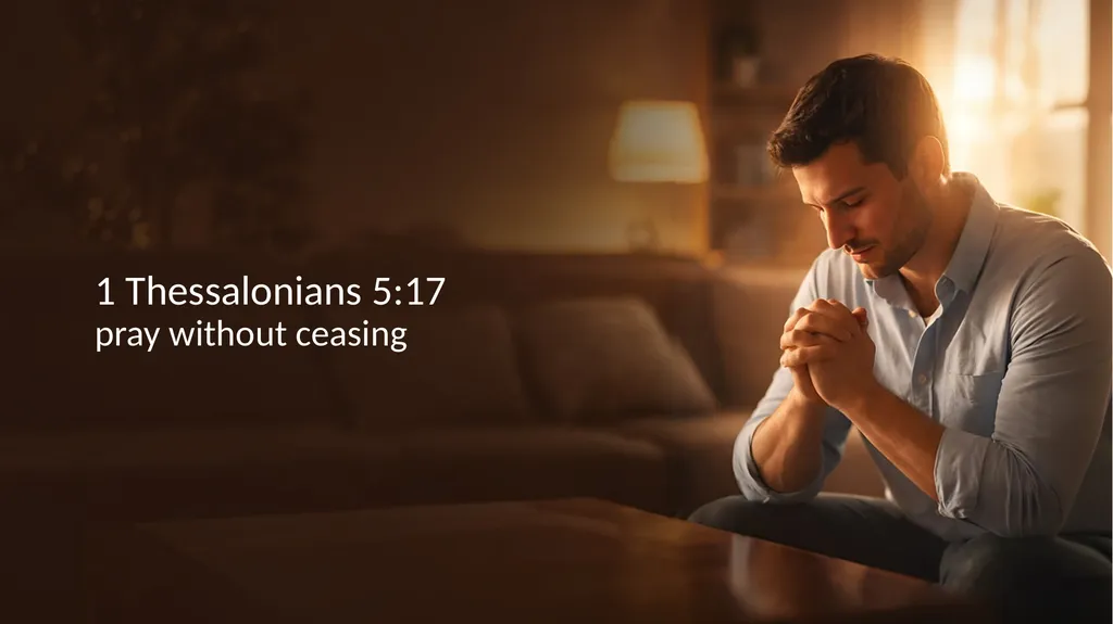 PRAYER – TIME ALONE WITH GOD 1. CONTENT IN HIS - slide 22 of 22