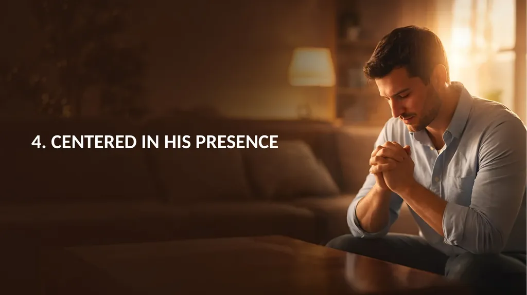 PRAYER – TIME ALONE WITH GOD 1. CONTENT IN HIS - slide 14 of 22