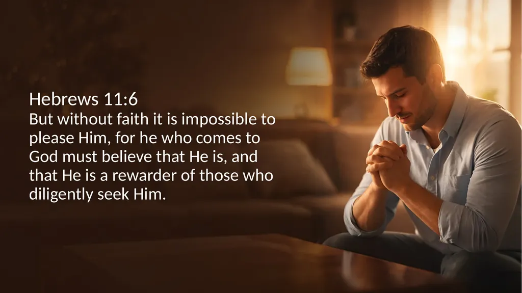 PRAYER – TIME ALONE WITH GOD 1. CONTENT IN HIS - slide 20 of 22