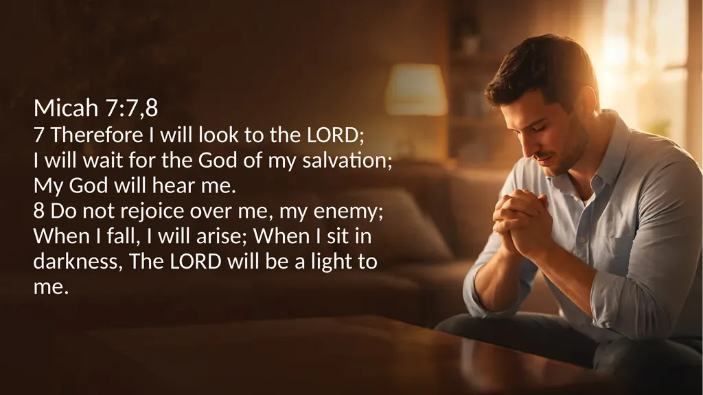 PRAYER – TIME ALONE WITH GOD 1. CONTENT IN HIS - slide 17 of 22