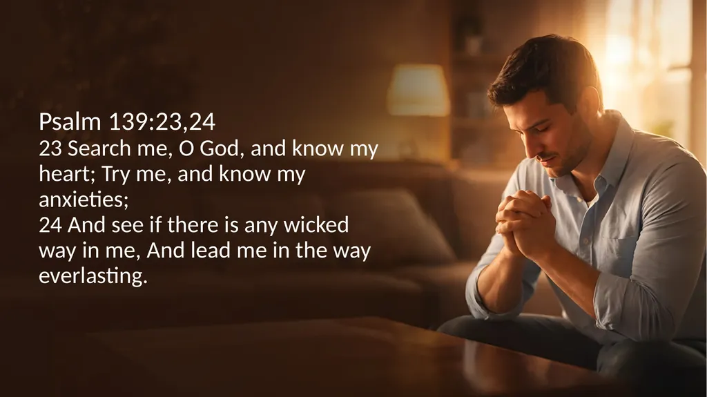 PRAYER – TIME ALONE WITH GOD 1. CONTENT IN HIS - slide 10 of 22