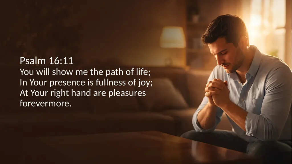 PRAYER – TIME ALONE WITH GOD 1. CONTENT IN HIS - slide 5 of 22