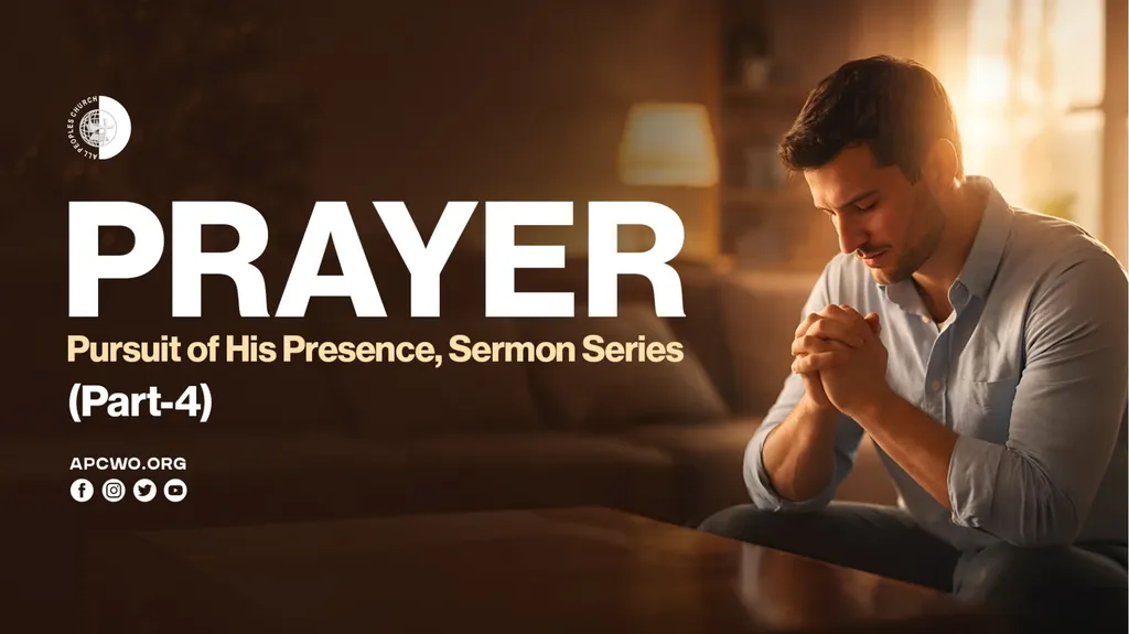 PRAYER – TIME ALONE WITH GOD 1. CONTENT IN HIS - slide 1 of 22