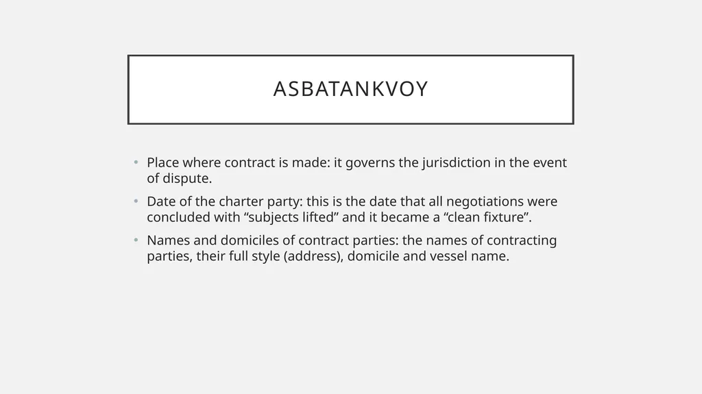 Wet chartering Associate Professor Dionysios - slide 29 of 49