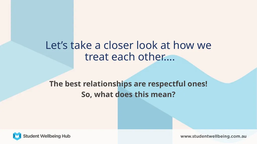 Student Voice Respectful Relationships Forum: A - slide 6 of 17