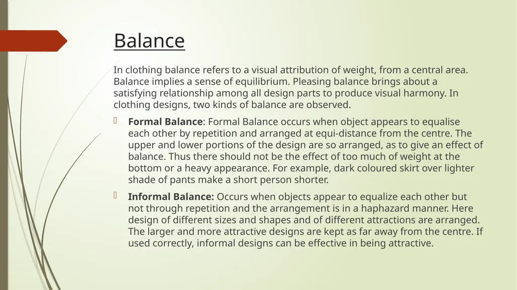 Apparel designing and modern pattern development - slide 15 of 41