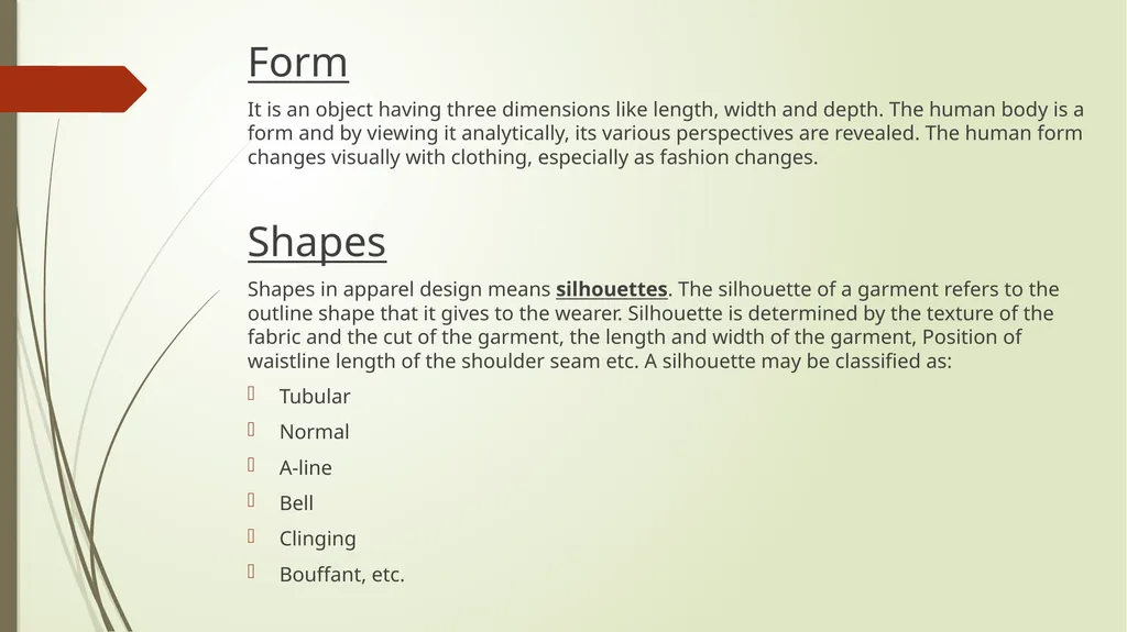 Apparel designing and modern pattern development - slide 9 of 41